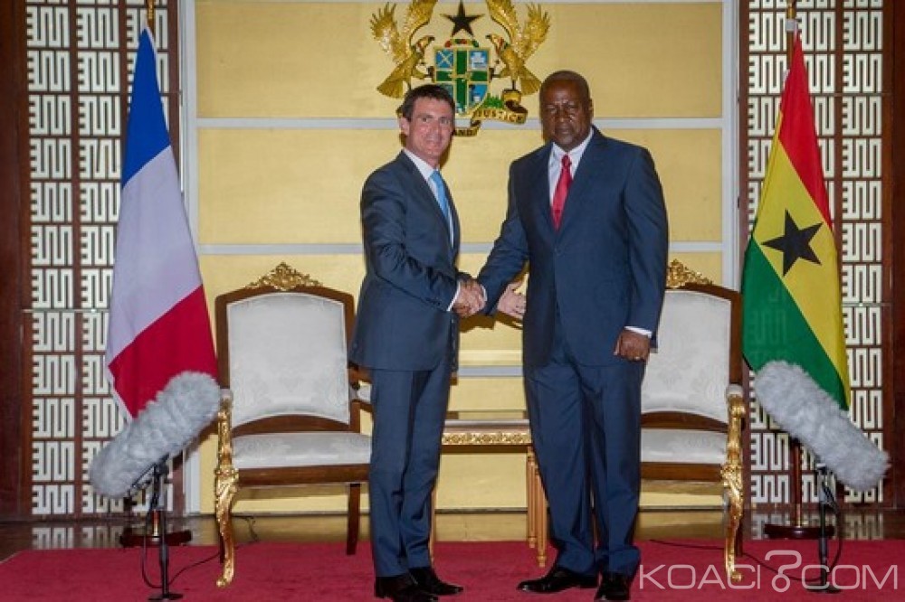 Ghana-France: Visite du PM Valls, lutte contre le terrorisme et les affaires abordées