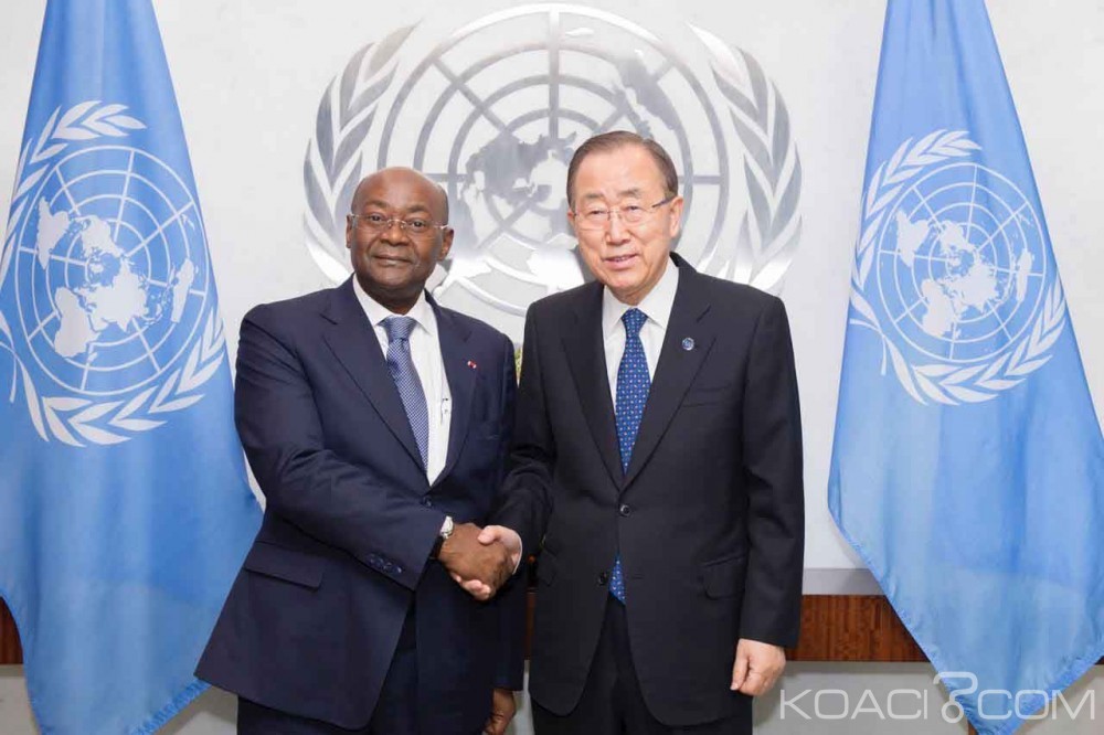 Gabon: Climat, Ban Ki Moon salue les initiatives gabonaises et félicite son «ami» Issoze Ngondet pour sa nomination à  la primature