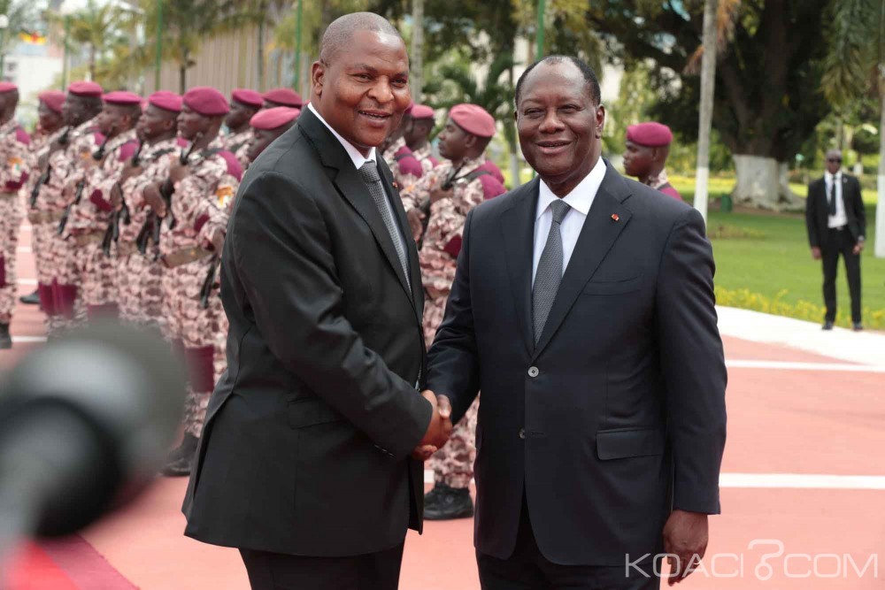 Côte d'Ivoire-Centrafrique: Touadera s'inspire de la politique de sortie de crise de Ouattara à  Abidjan