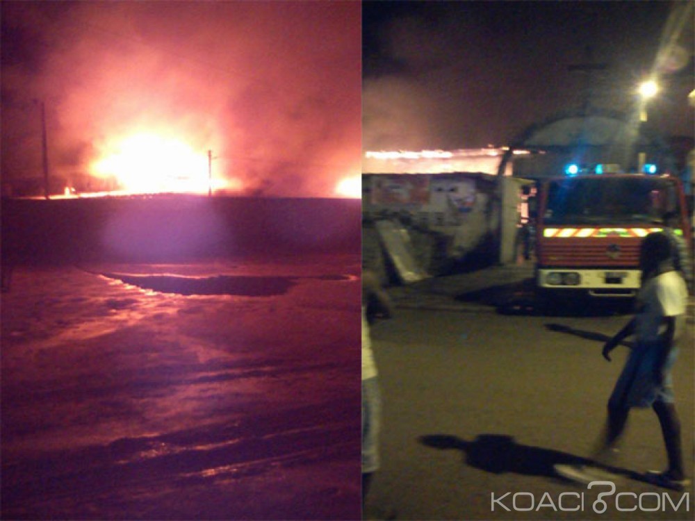 Côte d'ivoire: Grave incendie dans la commune de Yopougon, la paroisse St Marc en feu