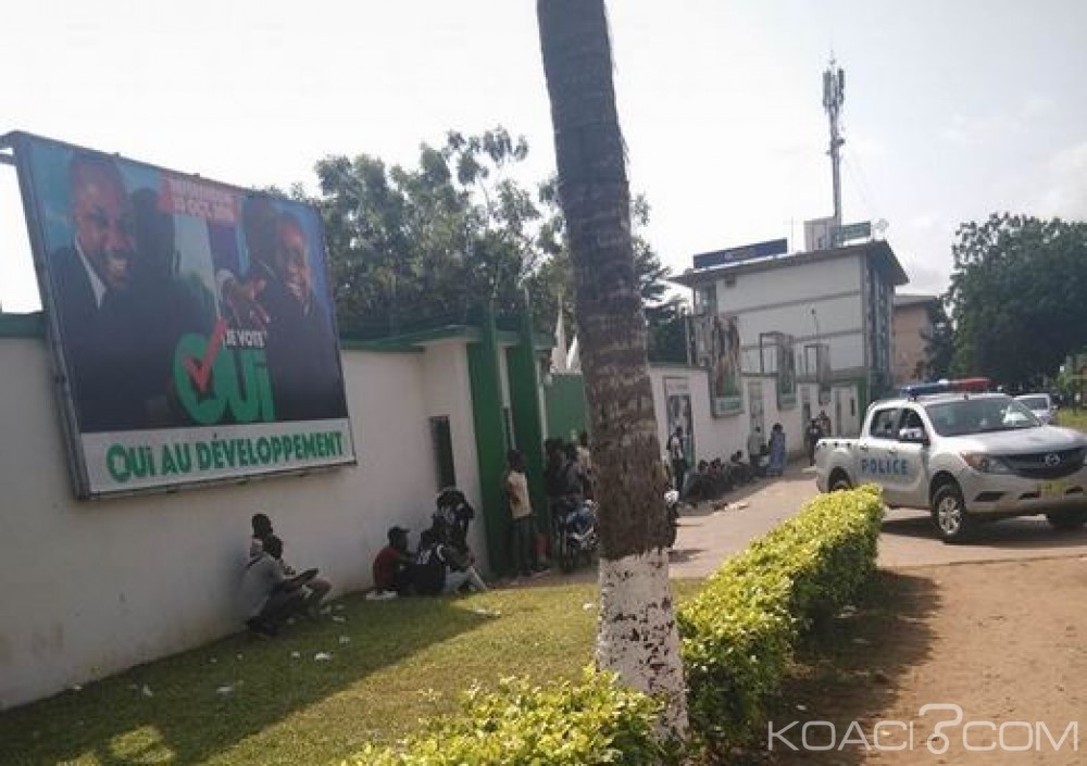Côte d'Ivoire : Echauffourée à  la maison du PDCI pour des rançons de 1500f non payées, la police intervient