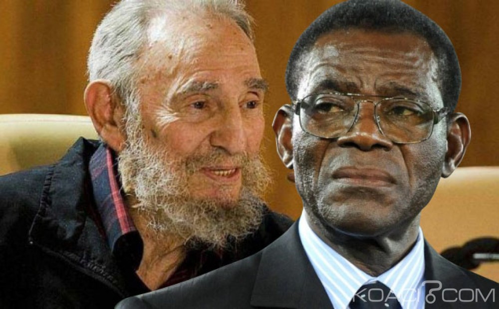 Guinée Equatoriale:  Obiang décrète trois jours de deuil national après la mort du cubain Fidel Castro