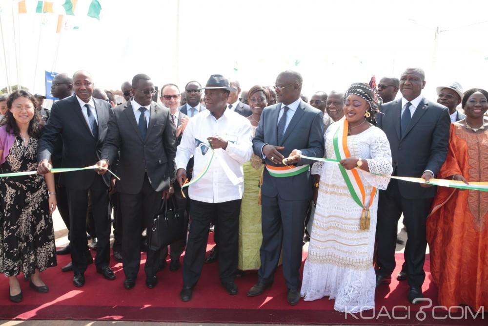 Côte d'Ivoire: Depuis Tengrela, Ouattara inaugure une route longue de 124 kilomètres qui aboutie au Mali financée par la BID et la BOAD