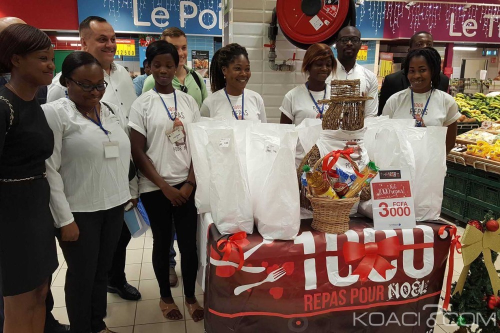 Côte d'Ivoire: Collecte de dons pour les enfants démunis, Carrefour s'associe au collectif 1000 repas pour Noël