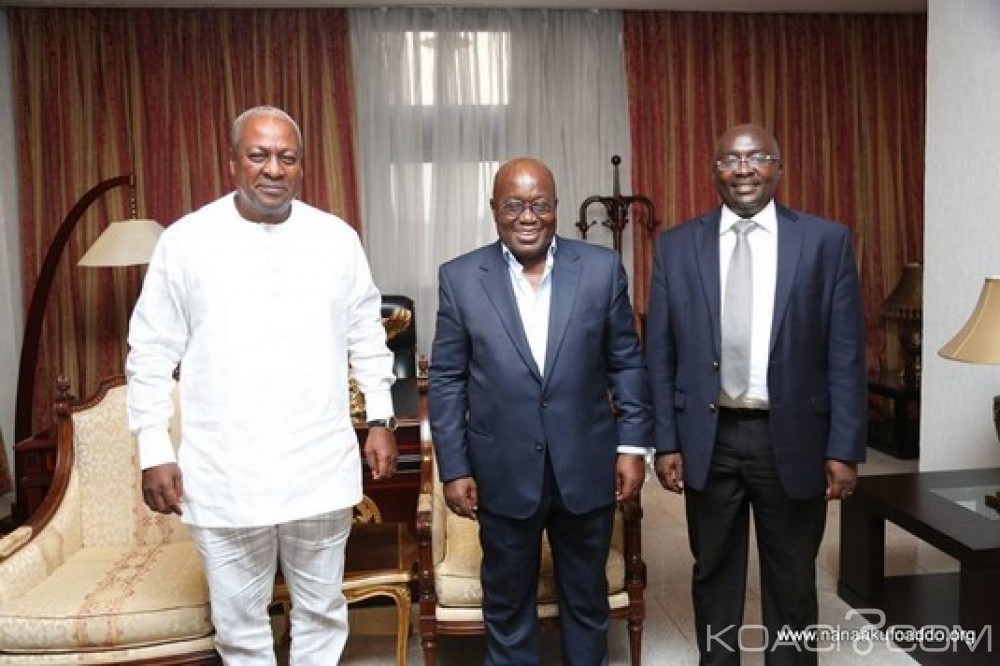 Ghana: Début du processus de passation de pouvoir