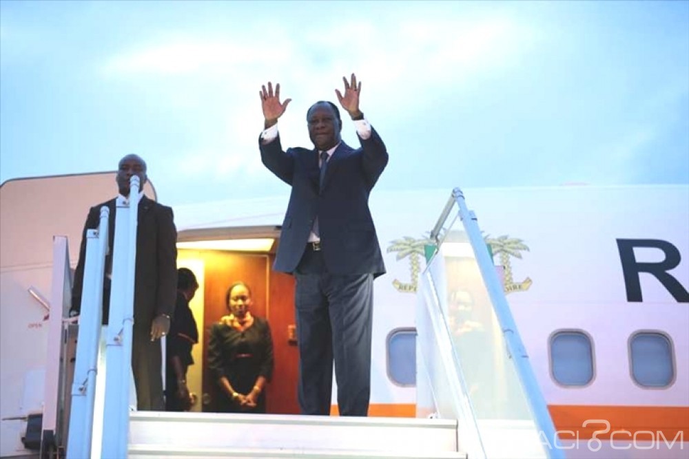 Côte d'Ivoire: Ouattara quitte Abidjan pour le sommet de la Cedeao à  Abuja