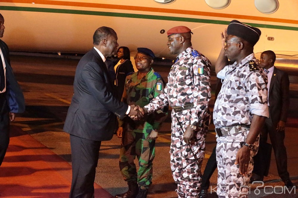 Côte d'Ivoire: Après sa participation au 50ème sommet ordinaire de la Cedeao, Ouattara regagne Abidjan