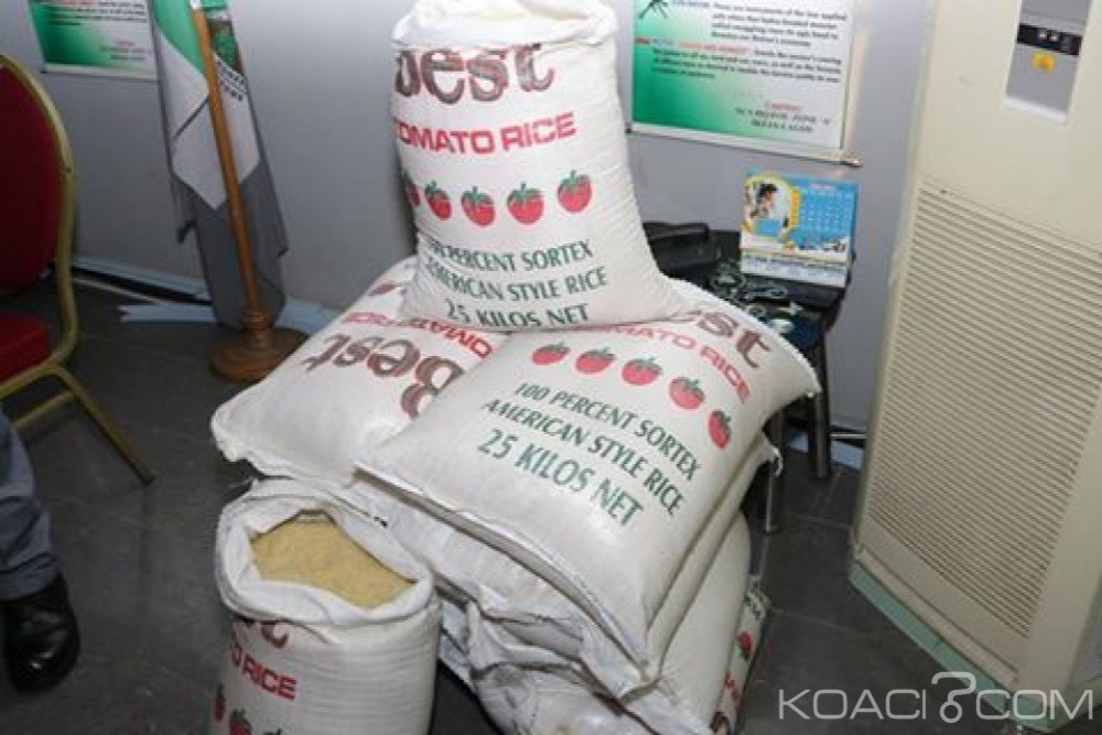 Nigeria: Près de 2,5 tonnes de faux riz en plastique saisies par la douane