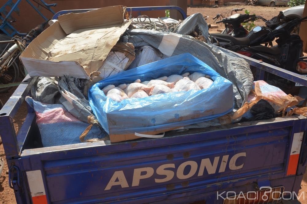 Burkina Faso: Saisie de près de deux tonnes de poulets impropres à  la consommation
