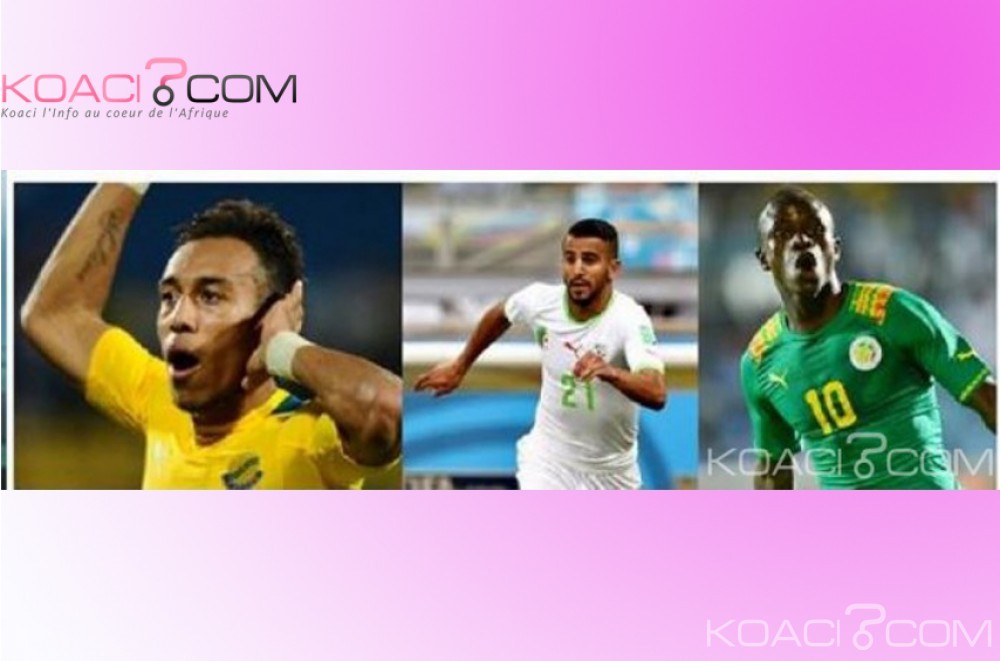 Gabon: Ballon d'or africain, Aubameyang sera face à  Mahrez et Sadio pour la phase finale