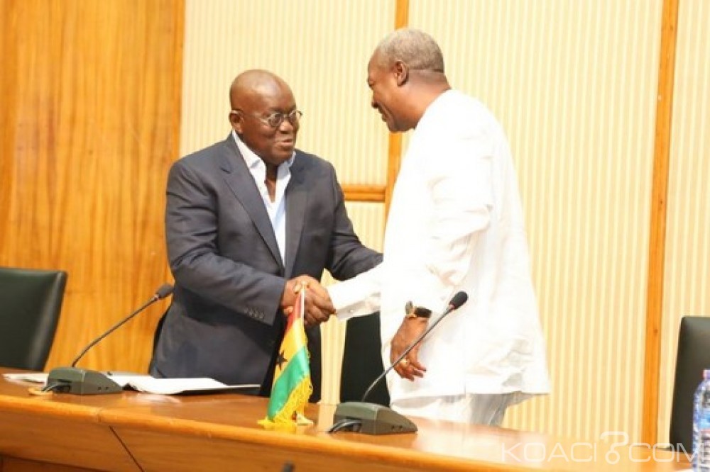 Ghana: Présidentielle et transition en douceurs, Akufo-Addo  félicite Mahama