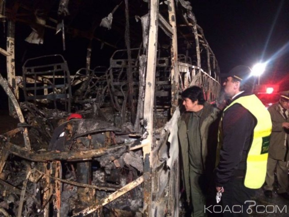 Maroc: 10 personnes meurent carbonisées  dans un accident de circulation