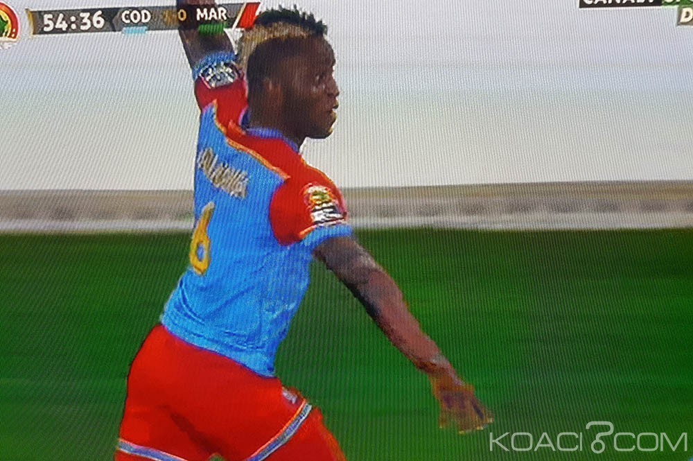 CAN 2017: La RDC vient à  bout du Maroc 1 à  0 et prend seule la tête du Groupe C