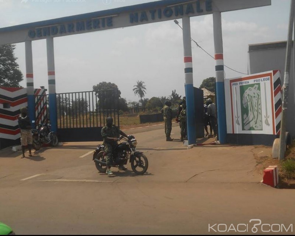Côte d'Ivoire: Mutinerie des gendarmes à  Daloa, les militaires s'opposent et lèvent leurs  barrages érigés
