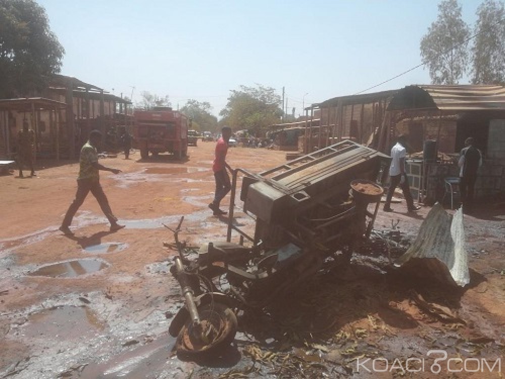 Burkina Faso : Incendie d'un dépôt clandestin de carburant à  Bobo Dioulasso