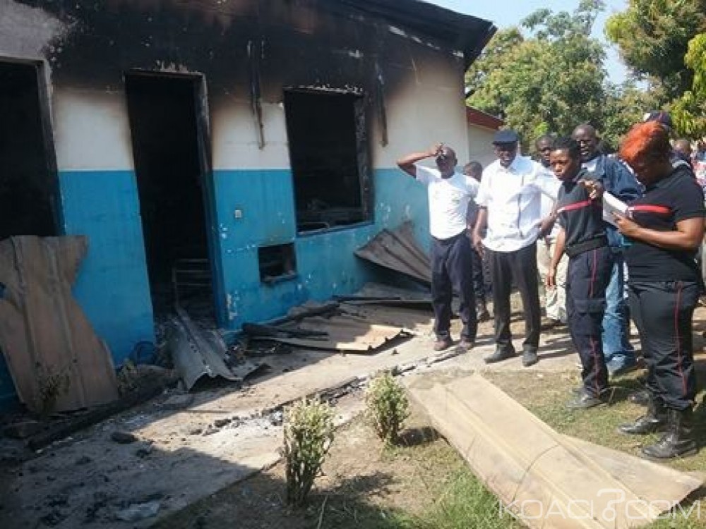 Côte d'Ivoire: Dimbokro, le Centre de santé urbain ravagé par les flammes