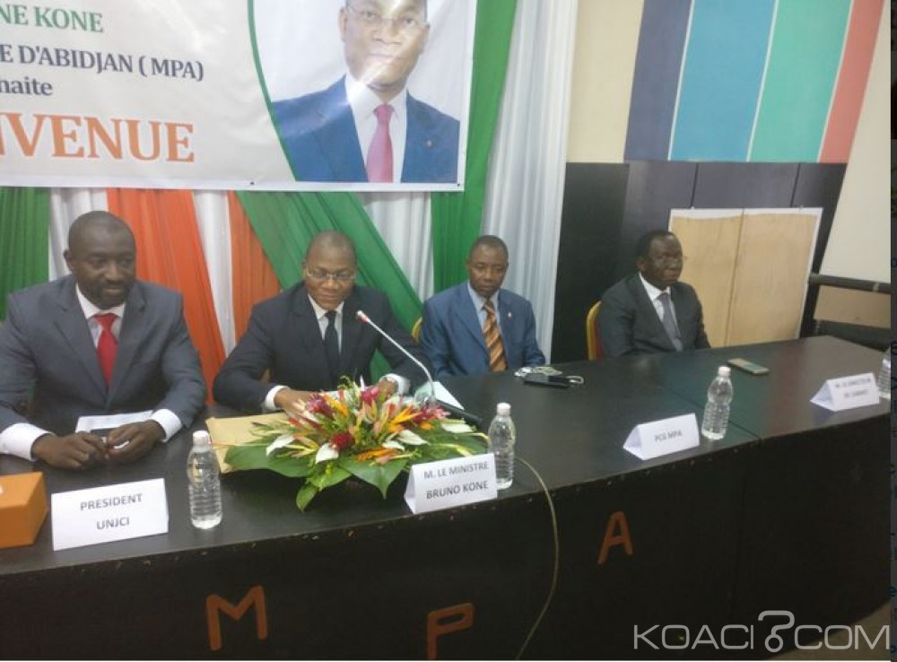 Côte d'Ivoire : En visite à  la maison de la presse, Bruno Koné invite les journalistes à  ne pas tronquer les propos, et annonce un projet pour ces derniers