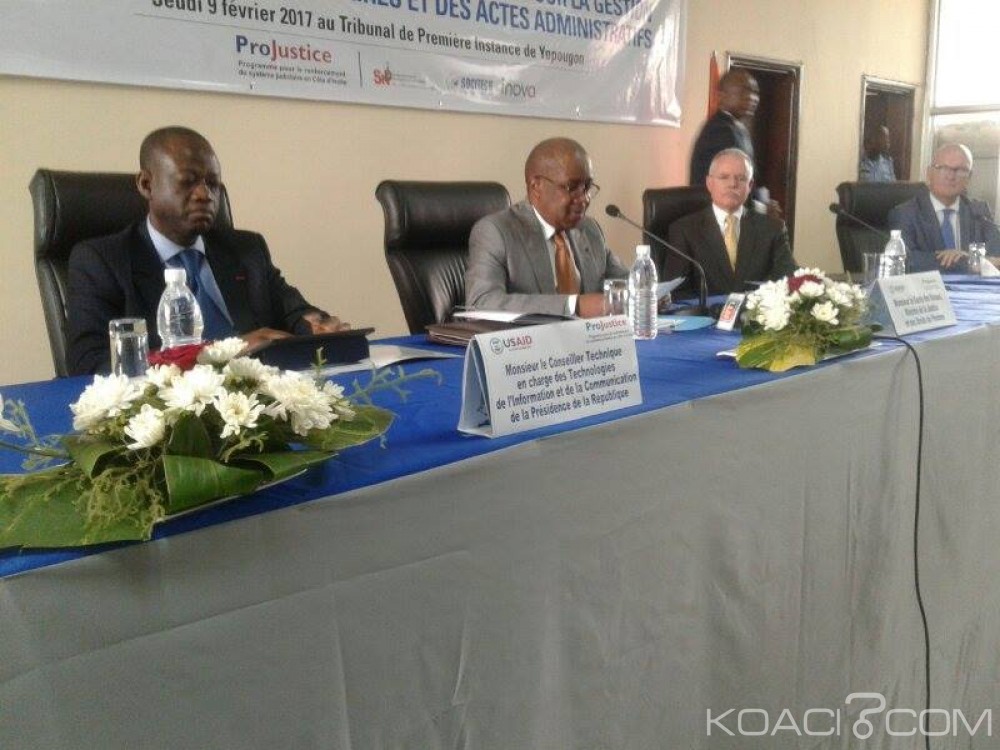 Côte d'Ivoire: Gestion des procédures judiciaires et des actes administratifs, les Tribunaux de Yopougon et Dabou équipés de système d'information