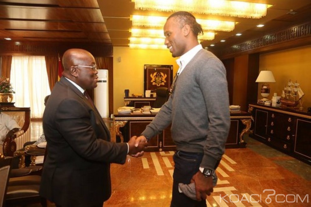 Ghana: Visite surprise de Drogba chez Akufo-Addo