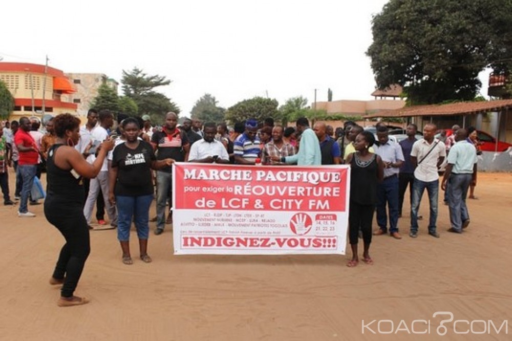 Togo: Mobilisation pour la réouverture de LCF et City Fm