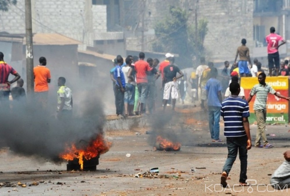 Guinée: Violentes manifestations à  Conakry, cinq morts et une trentaine de blessés
