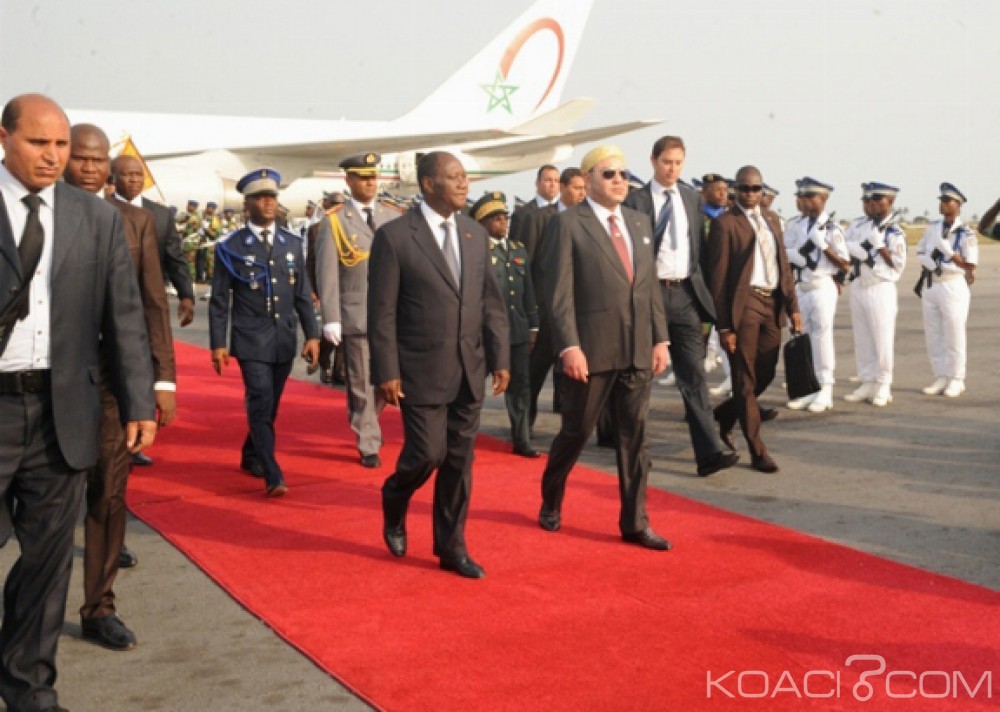 Côte d'Ivoire: Mohammed VI à  Abidjan pour une visite d'amitié et de travail de quatre jours