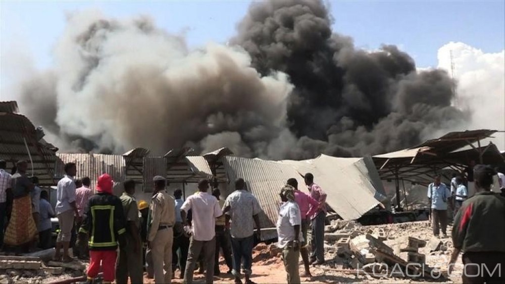 Somalie: Le  principal  marché de  Mogadiscio en fumée, 3 morts et plusieurs blessés