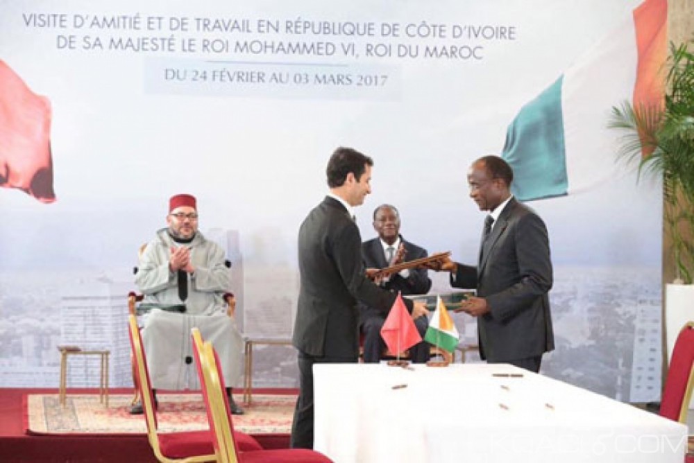 Koacinaute: Le Roi Mohammed VI en visite officielle de Travail et d'Amitié en Côte d'Ivoire : une visite à  orientation hautement économique