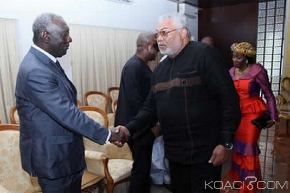 Ghana : Querelles entre ex Présidents, Kufuor accuse Rawlings
