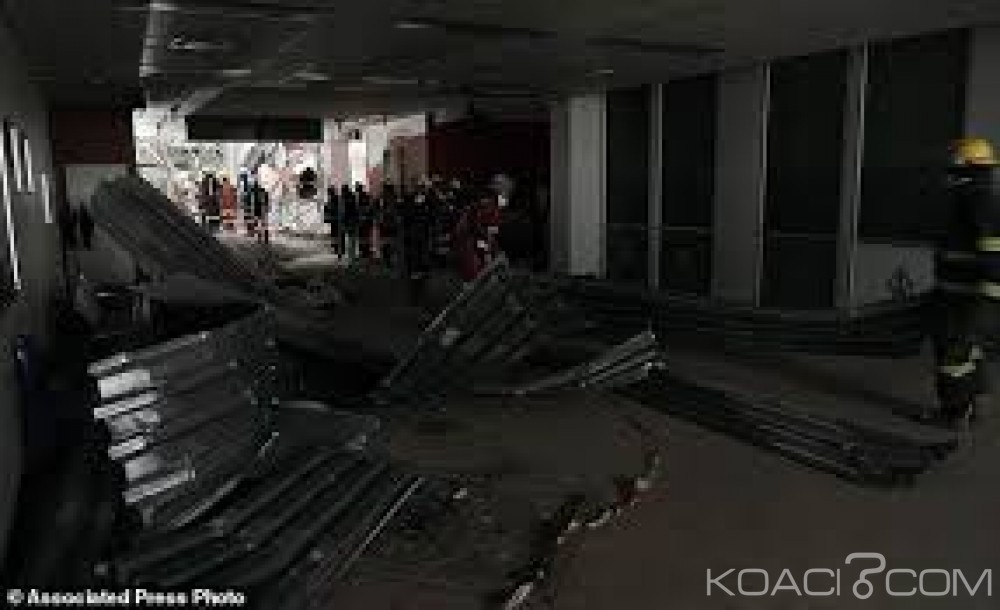 Afrique  du Sud:  Le toit d'un grand hôpital à  Johannesburg s'effondre, cinq blessés au moins