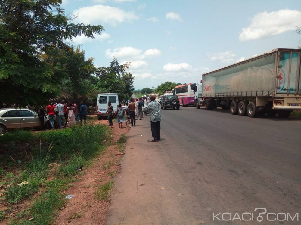 Côte d'Ivoire: Daloa, protestant contre une décision du ministère de la justice, un groupuscule de transporteur bloque durant plusieurs heures les corridors
