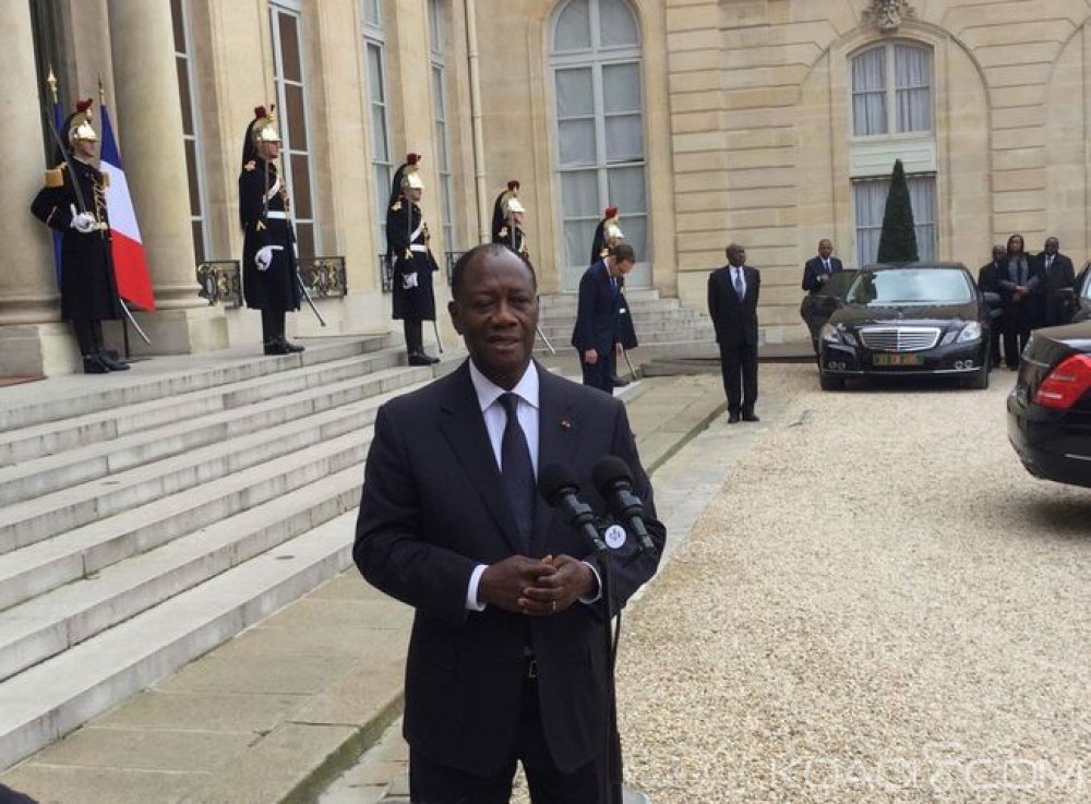 Côte d'Ivoire: Ouattara depuis la France s'exprime sur l'agrobusiness et la grève des fonctionnaires