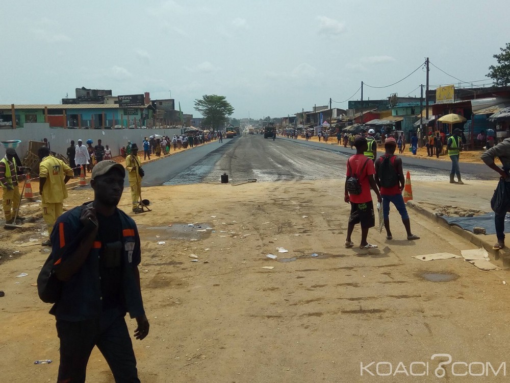 Côte d'Ivoire: Abobo, les travaux de la voie Mairie-Samaké achevés