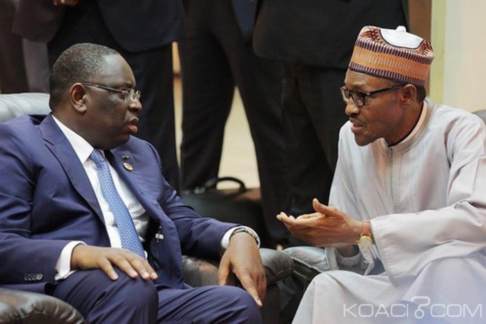 Nigeria-Sénégal: Jammeh dehors, Macky remercie Buhari pour le rôle joué en Gambie