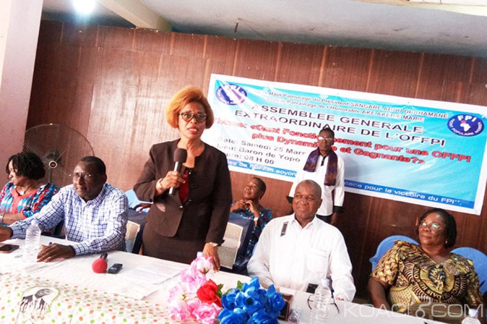 Côte d'Ivoire : Crise au FPI, Odette Lorougnon à  Affi qui se dit «président»,  «le tigre ne crie pas sa tigritude»