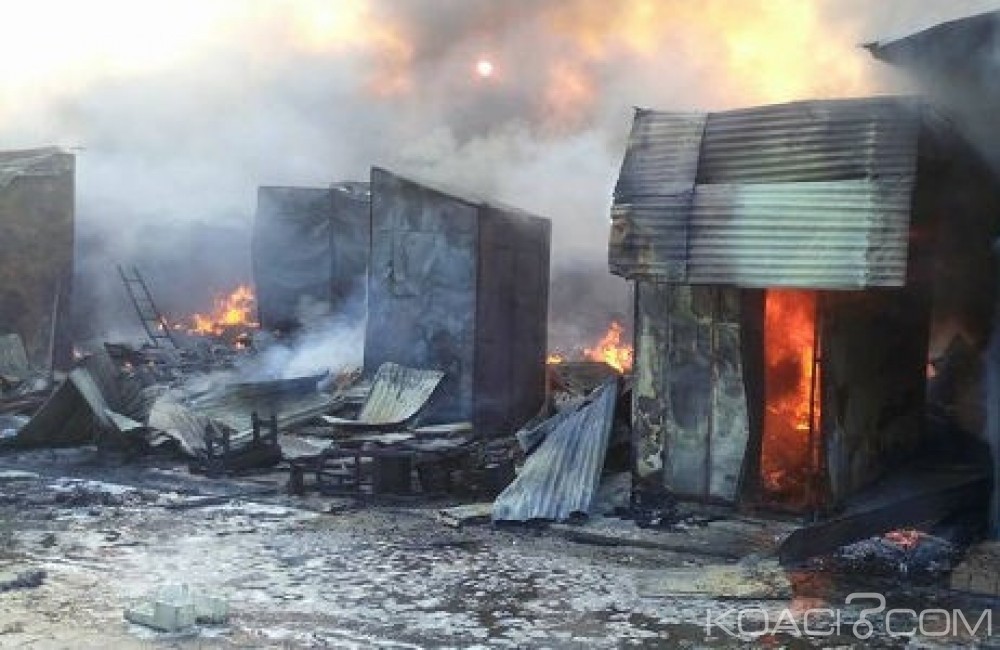 Burkina Faso: Le marché du site de réfugiés de Goudebo consumé par un incendie