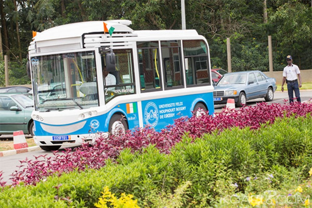Côte d'Ivoire: Plus d'un million d'étudiants de l'Université de Cocody transportés par des bus électriques