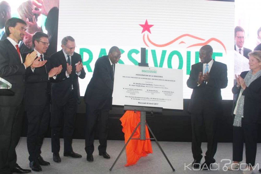 Côte d'Ivoire: Heineken et CFAO inaugurent leur usine Brassivoire qui produira à  terme 1,6 million d'hectolitres par an