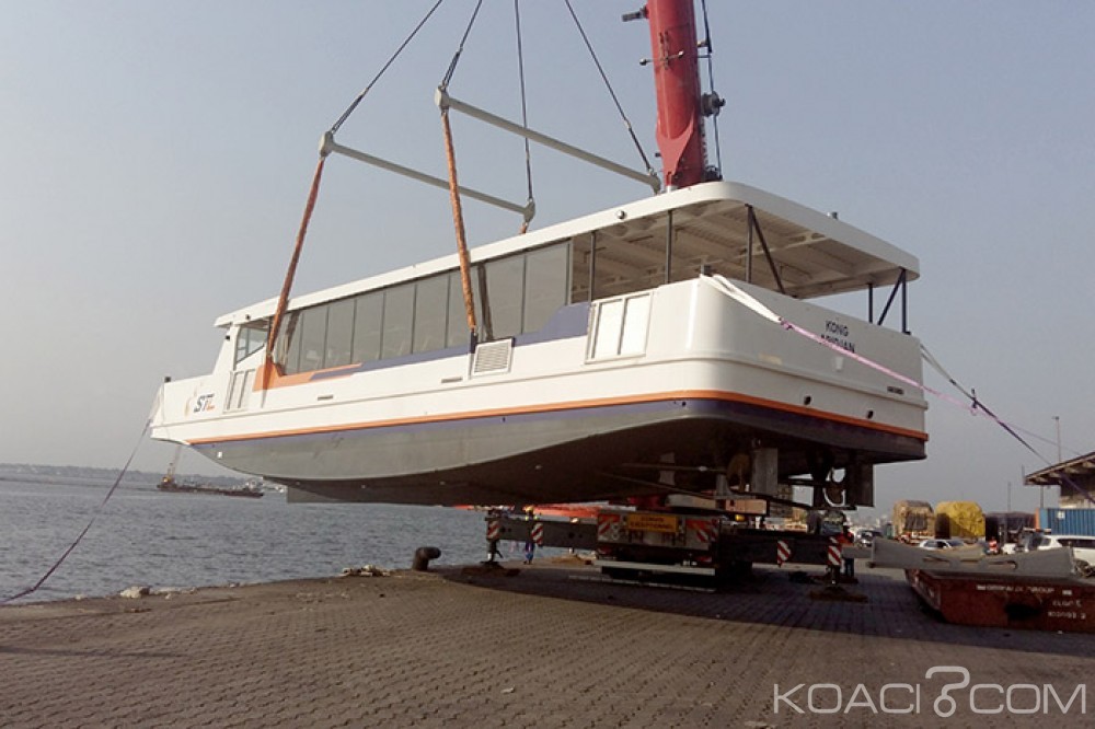 Côte d'Ivoire: Mise à  l'eau de 6 bateaux bus STL réussie par les équipes de Bolloré Transport & Logistics