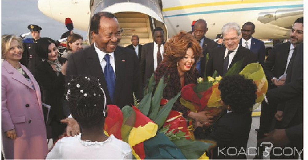 Cameroun: Le couple présidentiel regagne Yaoundé et va passer le weekend pascal dans son village