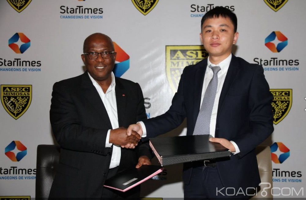 Côte d'Ivoire: L'Asec et StarTimes signent un accord de partenariat