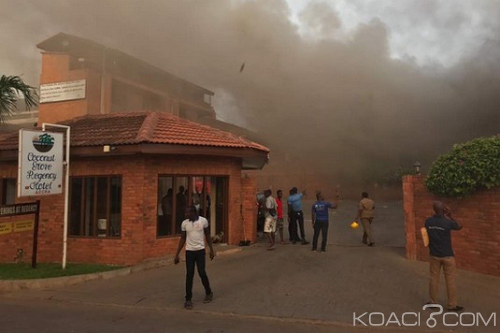 Ghana: L'hôtel Coconut Groove ravagé en partie par un incendie