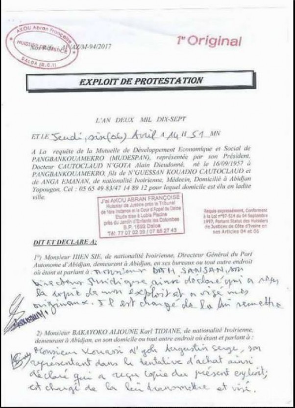 Côte d'Ivoire: Affaire un village «spolié» de 3200 ha de ses terres, voici le DG de l'importante structure économique d'Etat cité