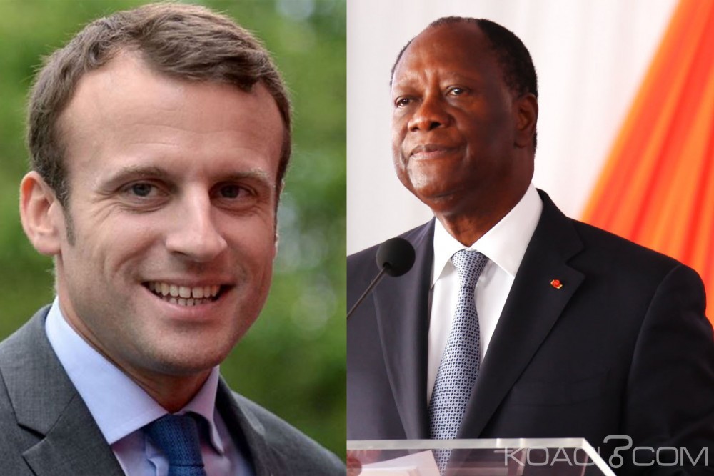 Côte d'Ivoire-France: Ouattara salue la victoire de Macron