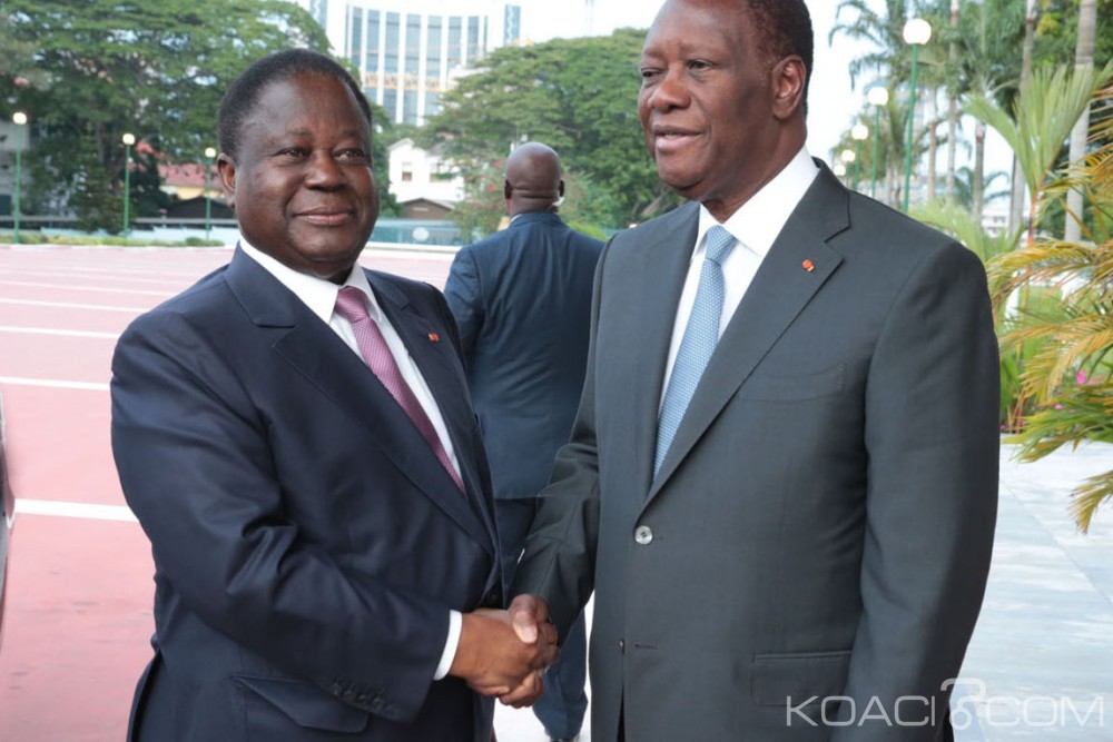 Côte d'Ivoire: Bédié en courtoisie au palais avant de partir en France