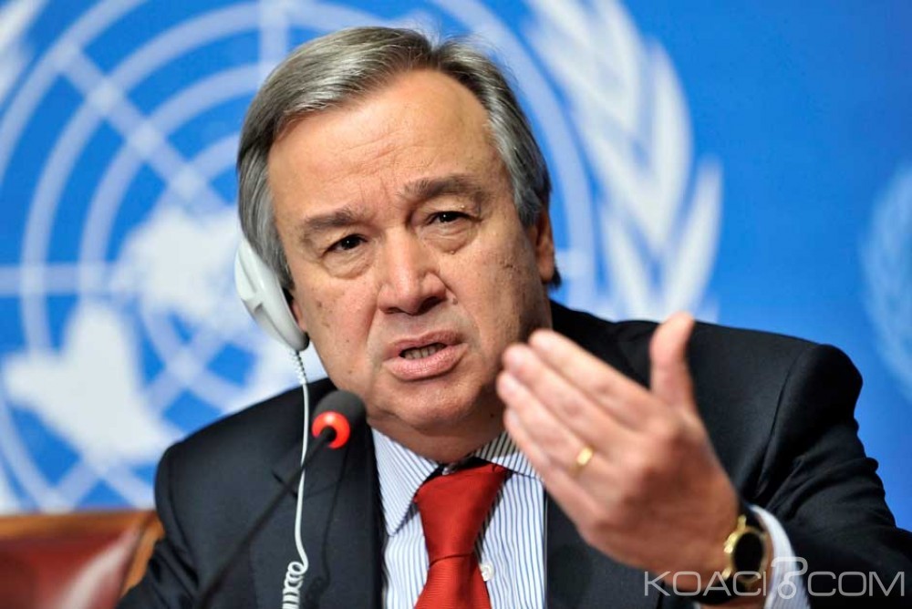 Côte d'Ivoire : Fin de la mutinerie, le SG de l'ONU, Antonio Guterres se réjouit du retour à  l'accalmie