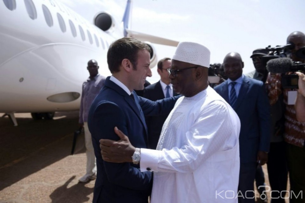 Mali: A Gao,  Emmanuel Macron réaffirme sa volonté de lutter contre le terrorisme
