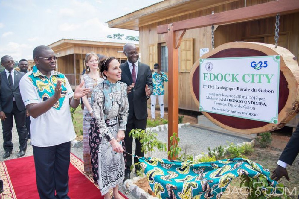 Gabon: «Edock City», la première cité rurale écologique exclusivement bà¢tie avec du bois voit le jour dans le Woleu-Ntem