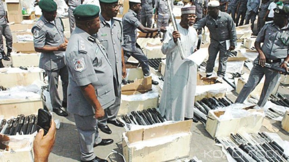 Nigeria: Un conteneur rempli d'armes en provenance de Turquie saisi à  Lagos, un suspect aux arrêts