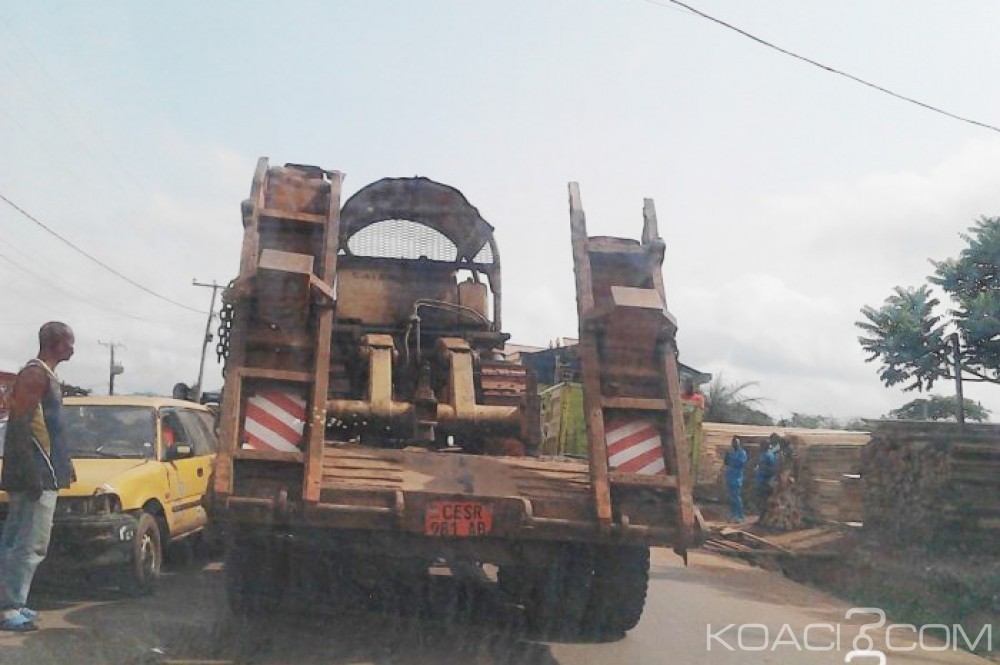 Cameroun: Yaoundé, les chutes à  répétition des Caterpillars sur les routes causent de nombreux morts